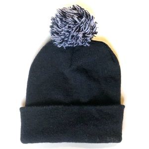 Winter Hat 3 for 15 SALE CLEARANCE Navy Blue Pom Knit Hat